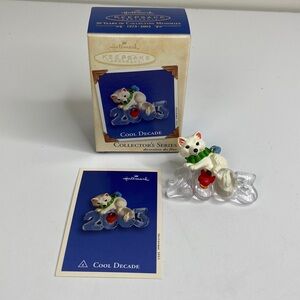 Vintage HALLMARK KEEPSAKE Christmas Ornament Cool Decade 2003 Foxy